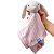 Naninha Infantil Clingo Coelhinha Listrada Rosa - Imagem 4