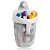 Organizador Infantil De Brinquedos De Banho Munchkin Scoop Cinza - BR - Imagem 1