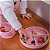 Prato Infantil de Silicone Com Divisória e Ventosa Petit Piá Rosa - Imagem 2
