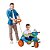 Triciclo Infantil Bandeirante Velobaby Passeio e Pedal Azul - Imagem 3