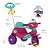 Triciclo Infantil Bandeirante Velobaby Passeio e Pedal Rosa - Imagem 3
