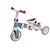 Triciclo Infantil Premium Baby E-lite Trike Off White/ Azul - Imagem 3