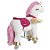 Unicórnio Uppi Montaria Kiddo Branco e Rosa P - Imagem 3