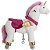 Unicórnio Uppi Montaria Kiddo Branco e Rosa P - Imagem 2