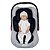 Ninho D'Bella For Baby - Almofada Redutora de Lycra Preto - Imagem 1