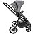 Carrinho De Bebê Kiddo Sunny 3 em 1 Melange Grafite - Imagem 5