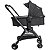 Carrinho de Bebê com Moisés Kiddo Savvy 360º Melange Preto - Imagem 12
