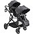 Carrinho De Bebê Para Gêmeos Kiddo Pair Melange Grafite - Imagem 1