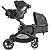 Carrinho De Bebê Para Gêmeos Kiddo Pair Melange Grafite - Imagem 13