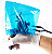 Protetor Descartável Azul para Máquina Rotativa e Bobina - Imagem 2