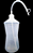 Almatólia de Plástico Transparente com Bico Curvo 250ml - Imagem 1