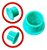 Batoque M SILICONE c/ Base - 50 unidades - fracionado - Trestini - Imagem 2