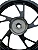 Roda Pé De Galinha Traseira Cg 150/160 Titan - Preto - Imagem 5