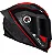 Capacete Ls2 Ff358 S Striker Titanium / Red - Imagem 5