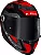 Capacete Ls2 Ff358 S Striker Titanium / Red - Imagem 3