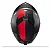 Capacete Texx Kaiman Track Vermelho Cinza Fosco C/ Óculos - Imagem 3