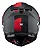 Capacete Texx Kaiman Track Vermelho Cinza Fosco C/ Óculos - Imagem 4