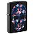 Isqueiro Zippo 49771 Classic Flamingo Skull Preto Fosco - Imagem 1