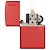 Isqueiro Zippo 233ZL Classic Logo Vermelho Fosco - Imagem 4