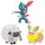 Bonecos Pokémon Battle Figure Multi-Pack (8 Figuras) - Pikachu, Eevee, Wooloo, Sneasel, Yamper, Sirfetchd, Ponyta de Galar e Morpeko (Forma Saciada) | Jazwares - Imagem 4