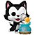 Boneco Funko POP! - Pinóquio: Figaro com Cleo #1025 - Imagem 1