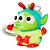 Boneco Chaveiro Pixar Alien Remix - Chucrute (Heimlich) | Mattel - Imagem 3
