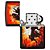 Isqueiro Zippo 49405 Classic Warrior Design Preto Fosco - Imagem 3