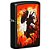 Isqueiro Zippo 49405 Classic Warrior Design Preto Fosco - Imagem 1