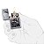 Isqueiro Zippo 29285 Classic Cromado Jack Daniel's® Bottle Satin - Imagem 5