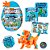 Ovo Smashers Dino Ice Age Mini - Tricera-Slops (Triceratops) | Zuru - Imagem 1
