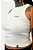 Regata Canelada Off White Feminina - Imagem 3