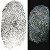 Pó prata / preto silver blak  para impressão digital 5 gramas SKU: BPP20116 - Imagem 1