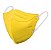 Kit 10 Mascara KN95 amarelo  Proteção 5 camadas de proteção Respiratória - Imagem 1