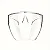 1pc Protetor Facial Completo Profissional, Plástico Transparente Antiembaçante Proteção Contra Poeira, Acessórios de Cozinha, Visão Clara, Design Leve e Confortável, Ferramenta e Acessório Essencial - Imagem 1