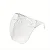 1pc Protetor Facial Completo Profissional, Plástico Transparente Antiembaçante Proteção Contra Poeira, Acessórios de Cozinha, Visão Clara, Design Leve e Confortável, Ferramenta e Acessório Essencial - Imagem 3