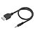 Cabo USB A 2.0 Femea para P2 3,5mm 4 pinos 36008 - Imagem 1