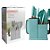 Kit Conjunto 19 Pçs De Utensílios Facas Silicone e Plástico Cozinha Jogo Completo Batedeira Colher Pegador - Imagem 2