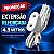 Extensão Elétrica Branca 4,5m com Tomada - Imagem 1