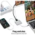 Adaptador USB C 3 em 1 HDMI 4K USB 3.0 PD Samsung DeX MacBook - Imagem 4
