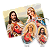 Chaveiro Sagrado Coração de Jesus e Imaculado Coração de Maria - Imagem 1