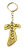 Chaveiro Tau metal dourado - Imagem 1