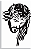 Adesivo Face de Cristo P - Imagem 1
