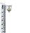 Kit crucifixo e entremeio prata Ns Aparecida - Imagem 2