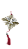 Adorno Divino Espirito Santo, dourado com branco - Imagem 2