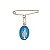 Broche Resinado de Nossa Senhora das Graças - Azul Claro - Imagem 1
