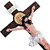 Crucifixo em resina com medalha de São Bento - 25,5cm - Imagem 3