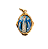 Medalhas Diversos Santos, Douradas. - Imagem 5