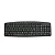 Teclado Multimídia USB 5+ ABNT2 com Fio Preto - Imagem 1