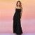 Vestido Mykonos Longo Brilho Preto - Imagem 2