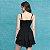 Vestido Corpo Lastex Preto - Imagem 3